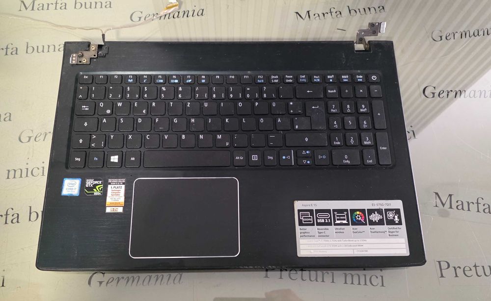 Body i7 gen 7 de laptop Acer Aspire E15 E5-575G functional perfect