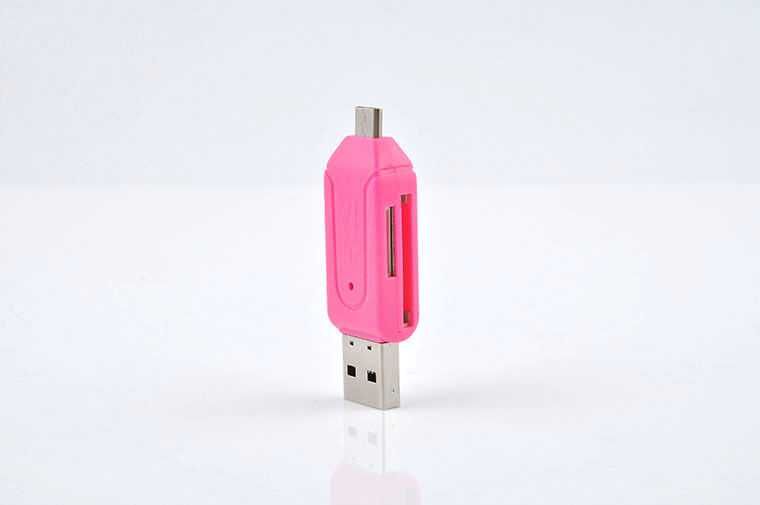 Adaptor All In One Memory Card Reader Usb 2.0+OTG Micro SD/SDXC TF