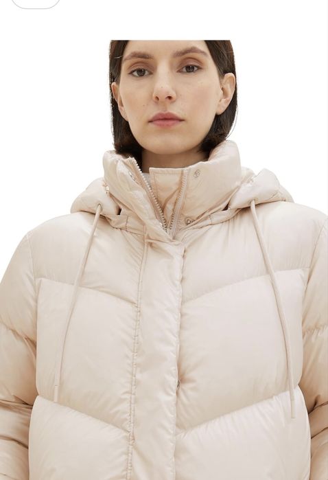 Ново дамско яке 100% рециклиран пух - TOM TAILOR - XL