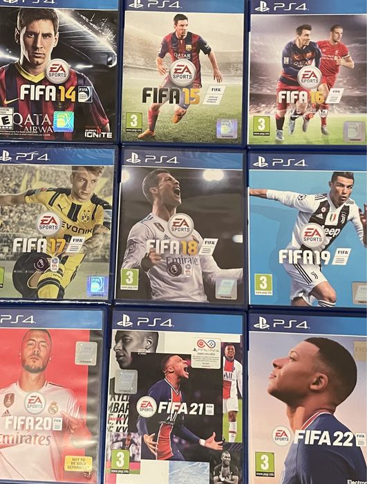 Ps4 Colecție FIFA PS4 Sigilate  parțial și verificate perfecte!