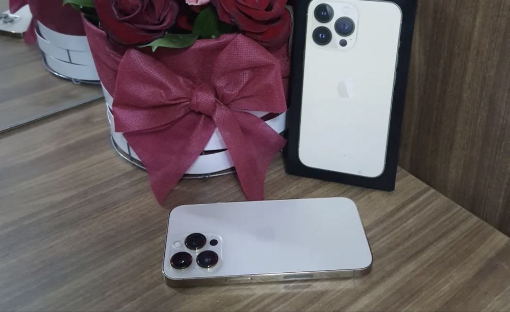 İphone 13 pro 128gb gold LLA 77% korobka dokument bor!