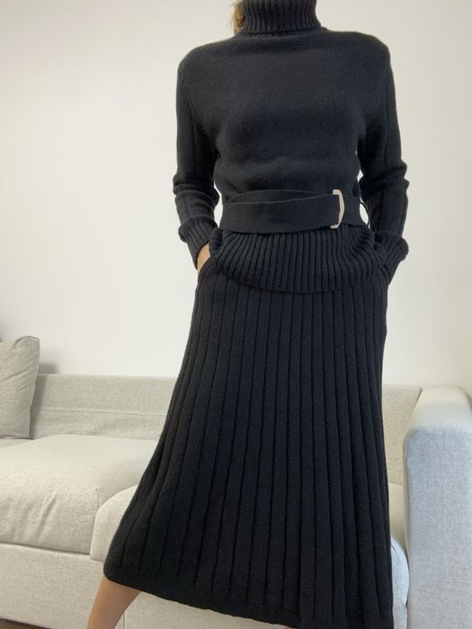 Set 2 piese Loro Piano 100% casmir nou M