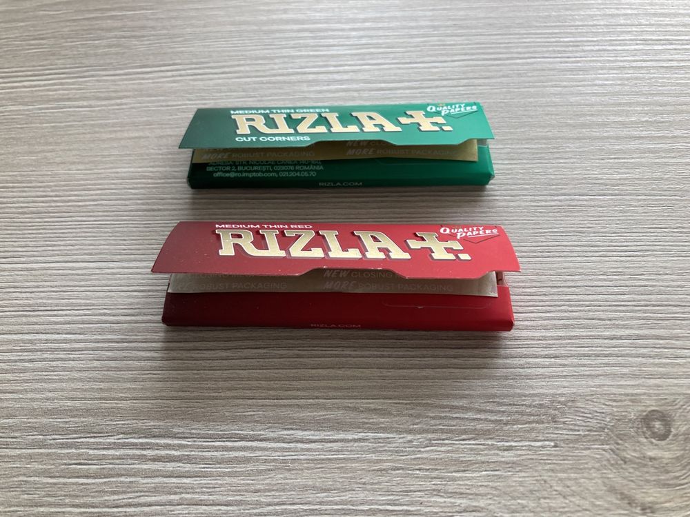 Foițe țigări Rizla Green 30 bucati plus filtre cu carbon