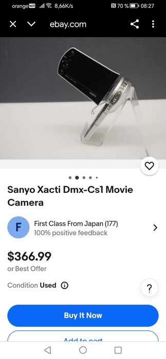 Camera filmat XACTI FULLHD