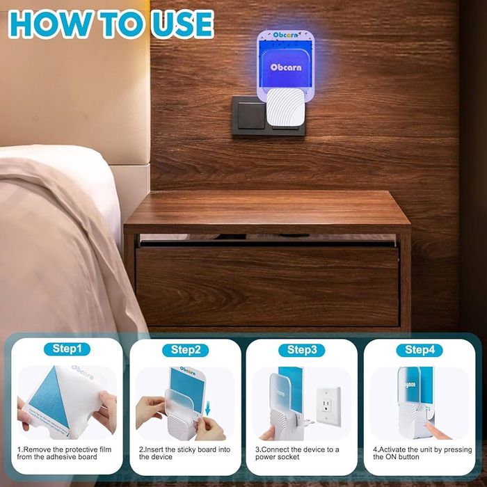 Електрически уловител за мухи и комари с UV светлина