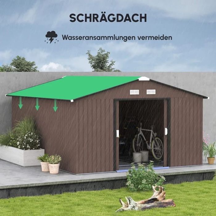 Слънчева градинска барака