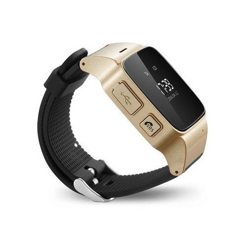 Ceas GPS Copii si Seniori iUni U100, Telefon, Wifi, Champagne Gold