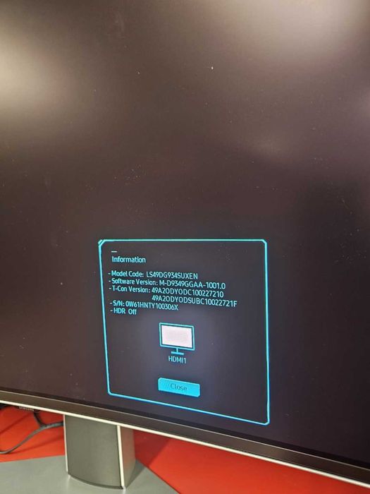 Monitor Gaming OLED Samsung Odyssey G9, 49″,QHD,240Hz, LS49DG934SUXEN