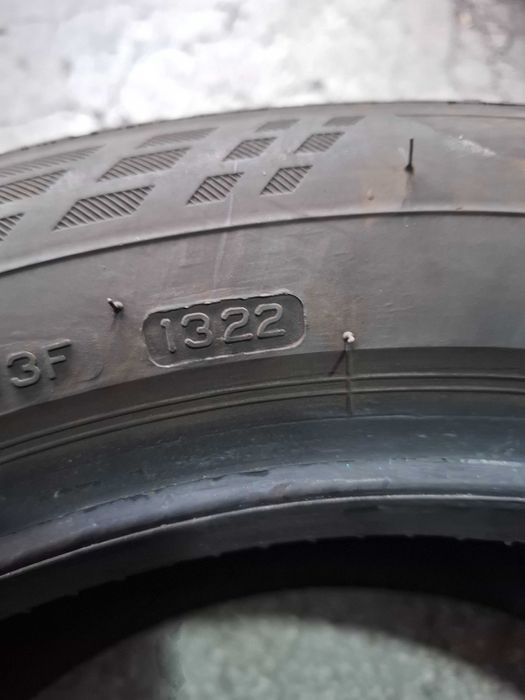 2 Всесезонни гуми Firestone 215/55/17 ДОТ22 7мм