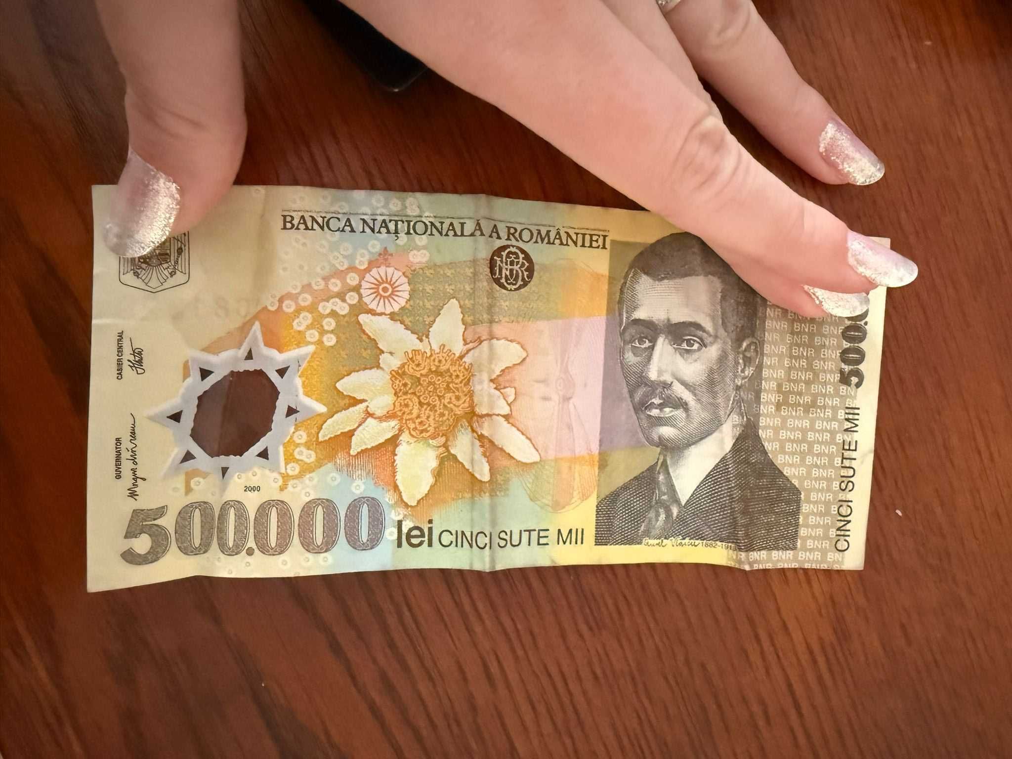 Bancnota 500.000 Lei