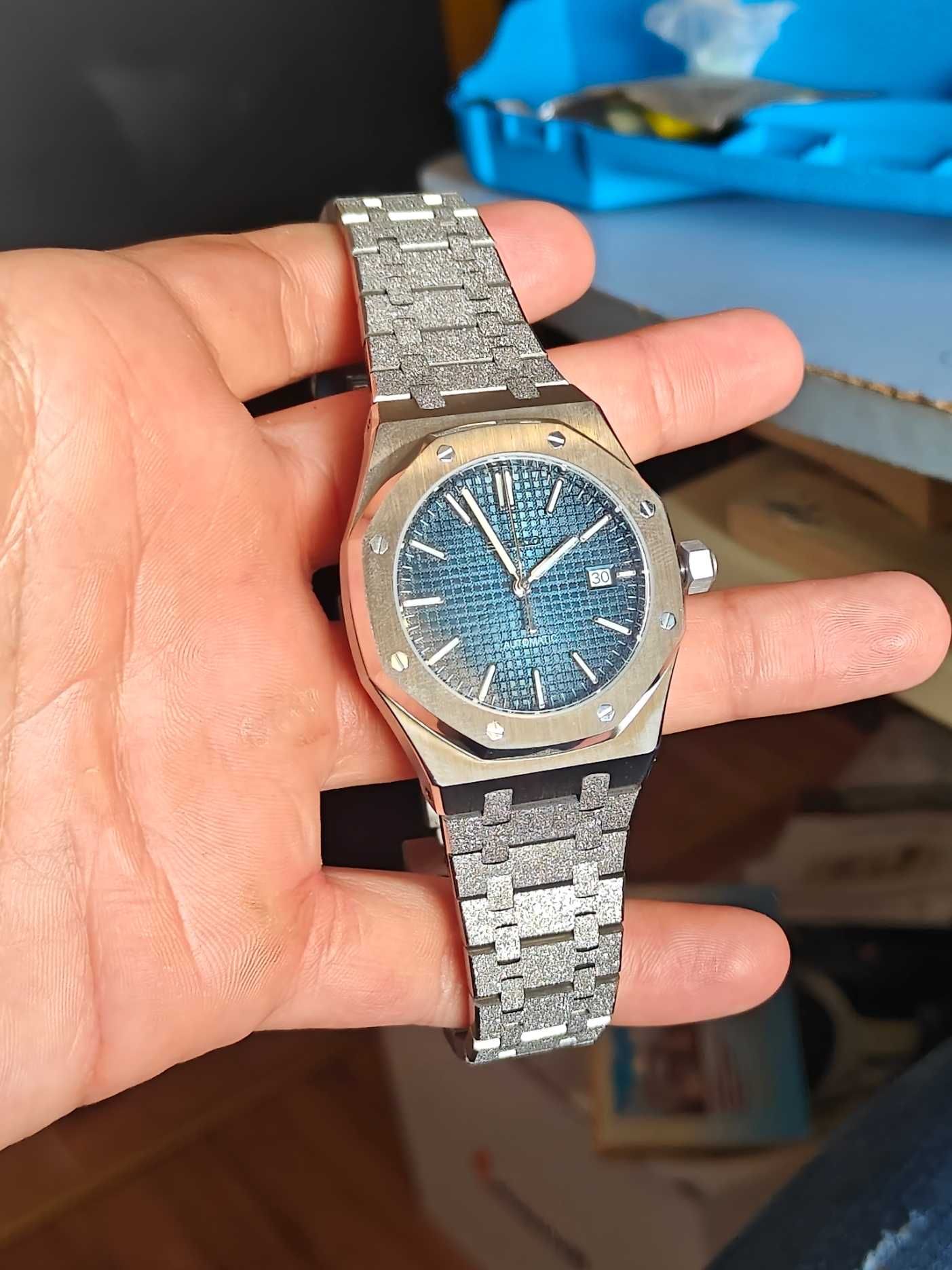 Audemars Piguet Royal Oak Seiko Mod Tiffany Blue