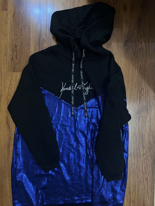 Празнична рокля Kendal+Kylie, Бежова рокля велур