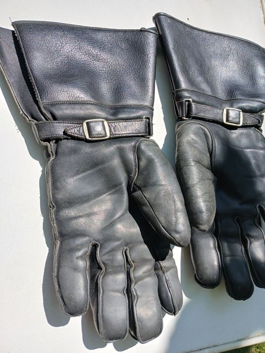 Manusi piele naturala groase și imblanite