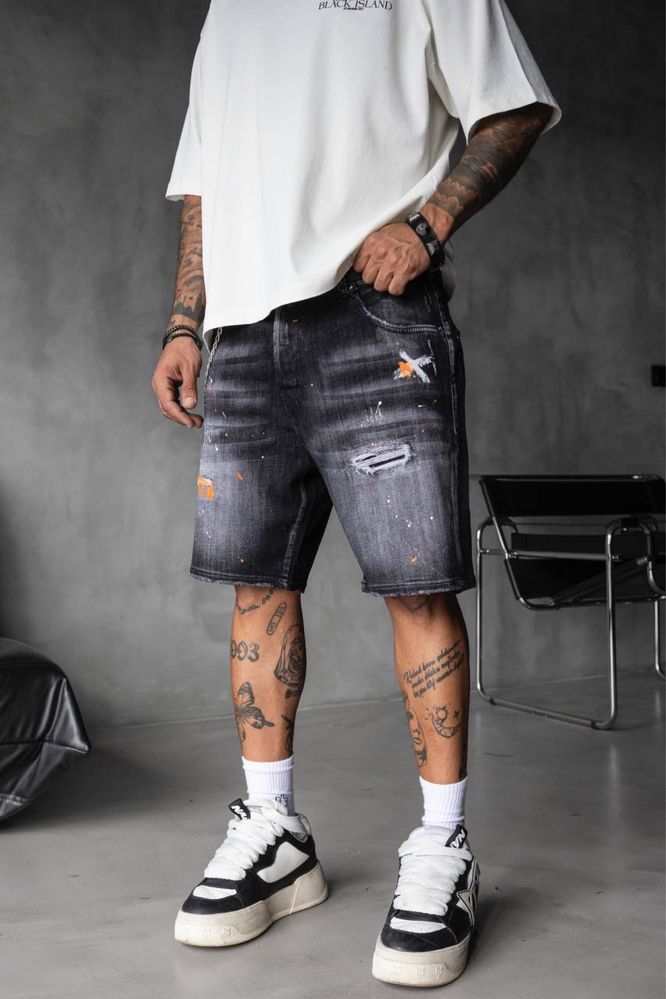 Къси дънки Dsquared2 / Black Island / Armani