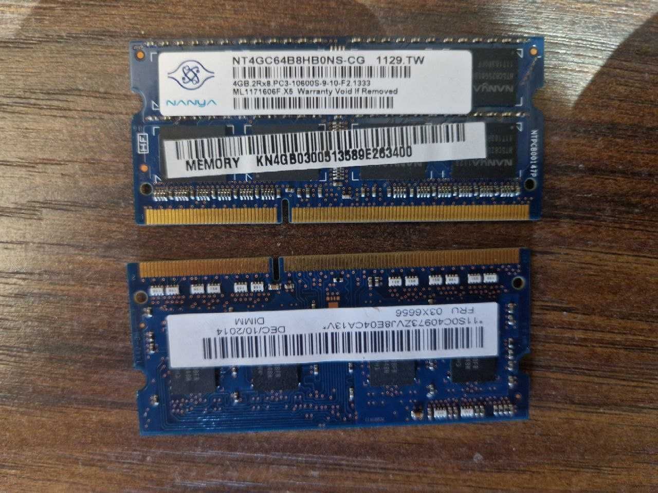 Лаптоп RAM 4GB DDR3/DDR3L 1600MHz SODIMM – SK hynix, Nanya