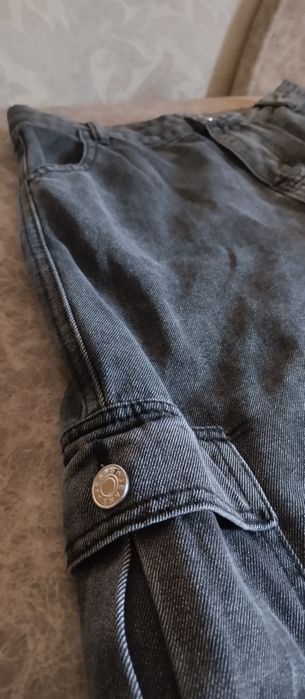 Джинсы карго женские