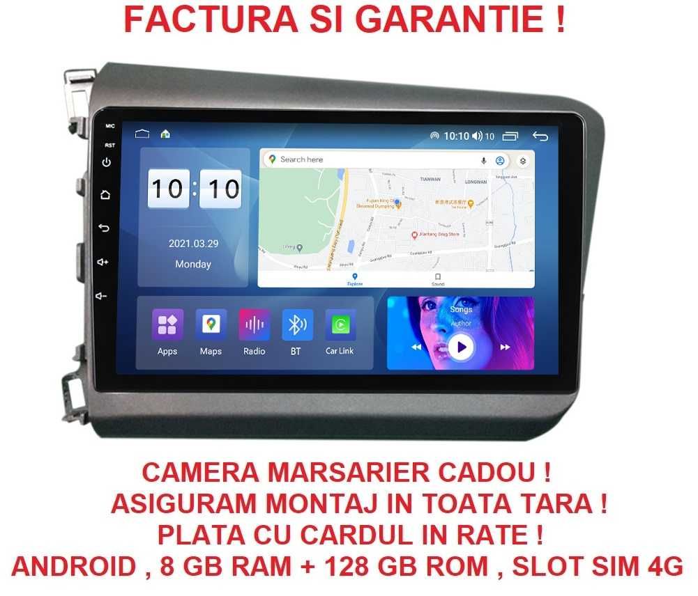 Navigatie Honda Civic din 2011 - 2015 , Garantie 2GB 4GB 8GB RAM