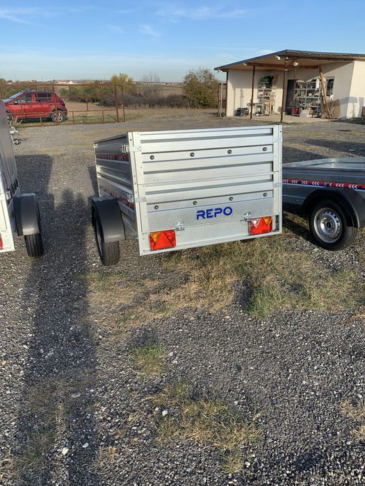 Remorca 750 kg Valahia Zefir Eco 210x115x68 cm Obloane Duble