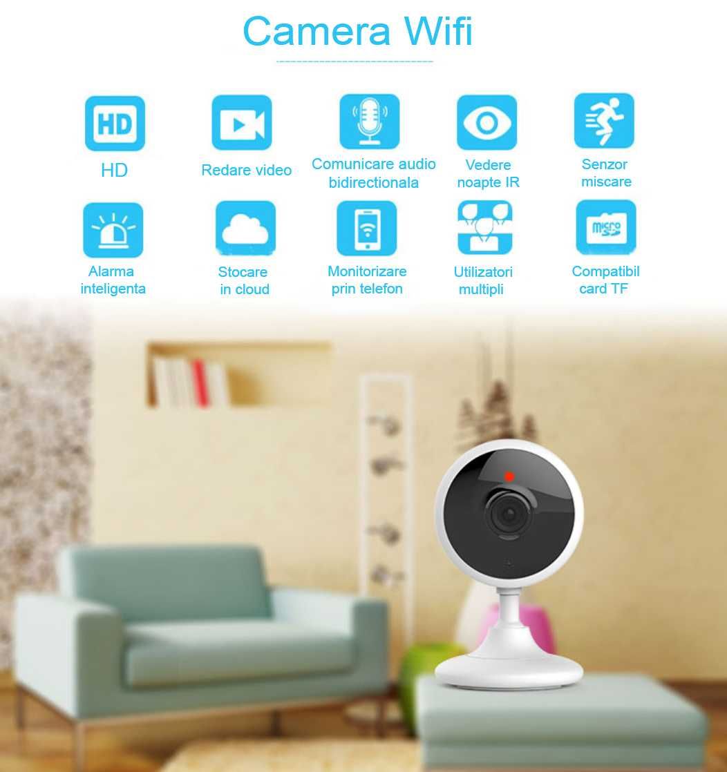 Baby monitor pentru camera bebelusului, Resigilat