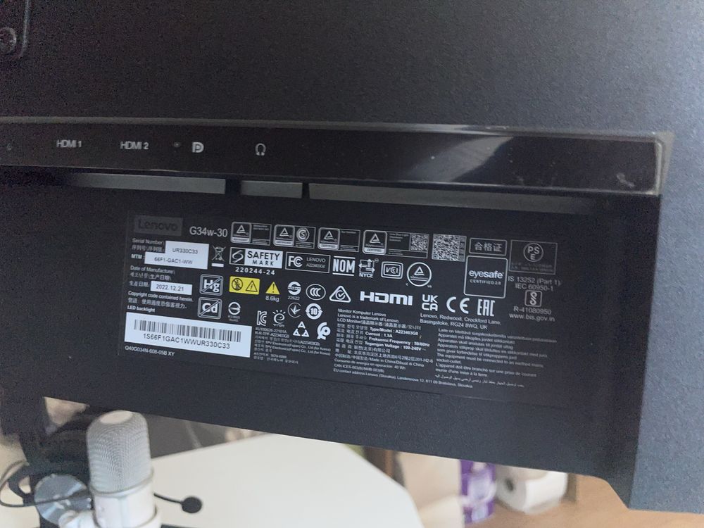 Lenovo gaming monitor