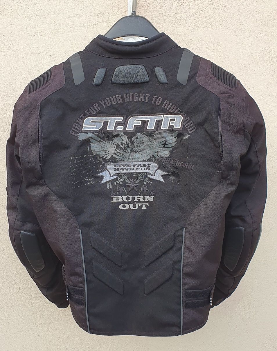 Geaca moto STREETFIGHTER SFT-1 21203550 - negru, marimea 50