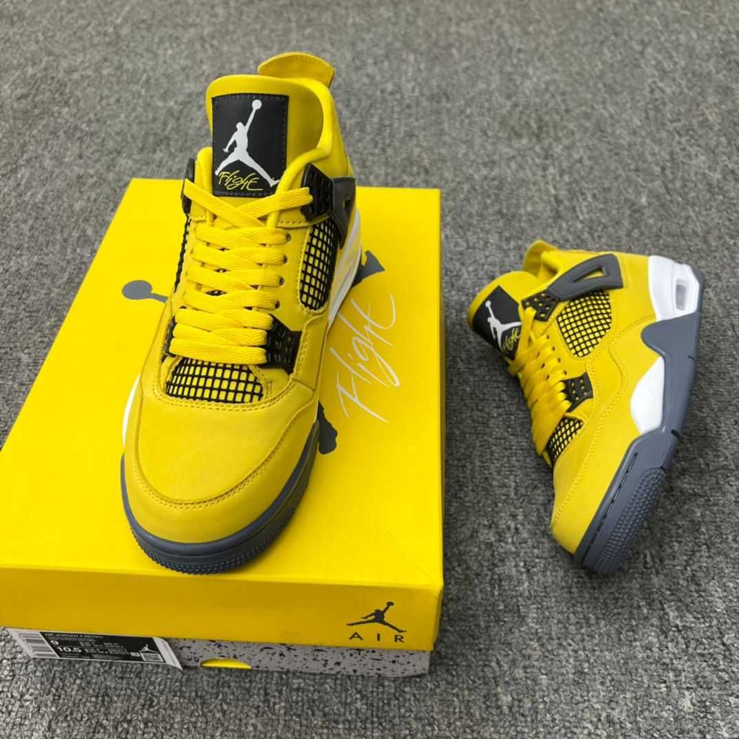 Air Jordan 4 Yellow Thunder NOU 36-44 [Verificare Colet]