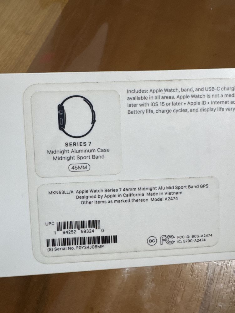 Apple watch 7 series 45