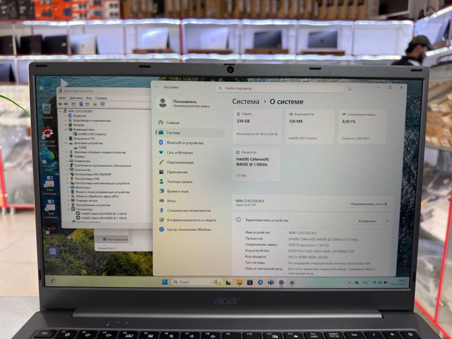 Acer 8/256gb holati choʻtkisidan