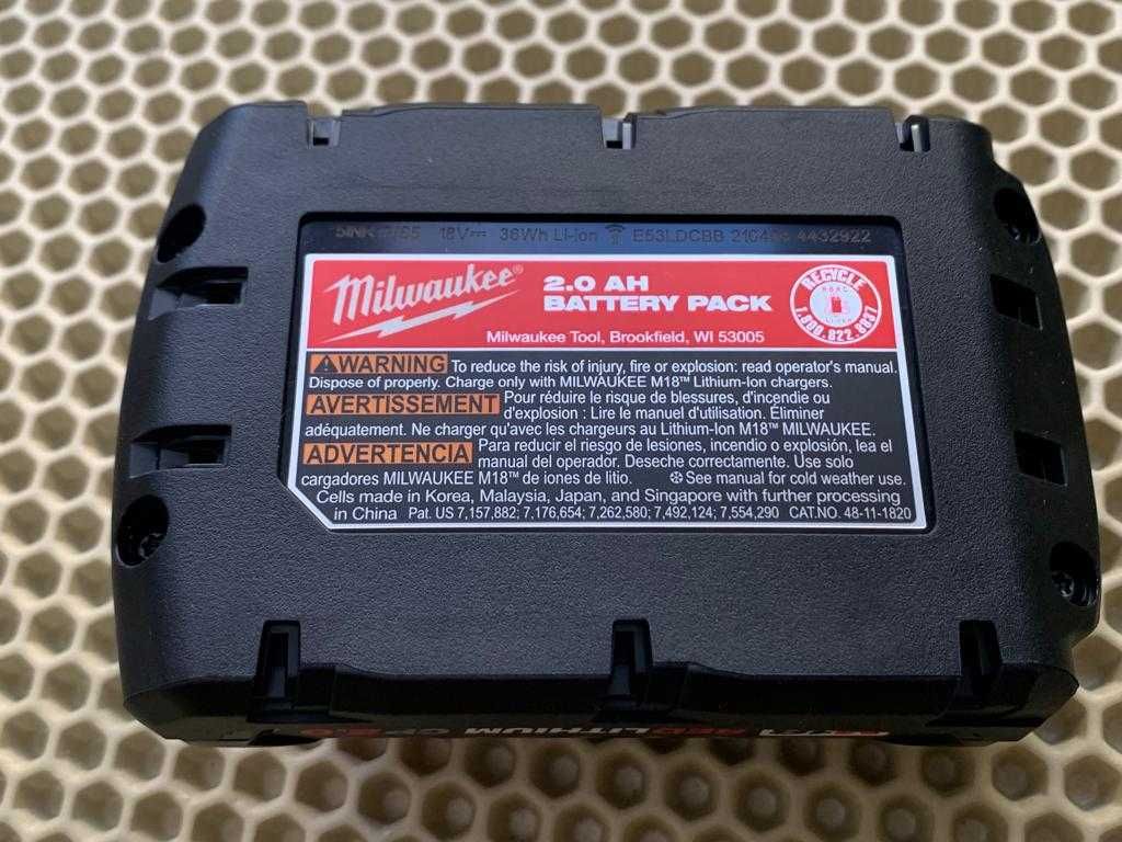 Аккумулятор Milwaukee m18