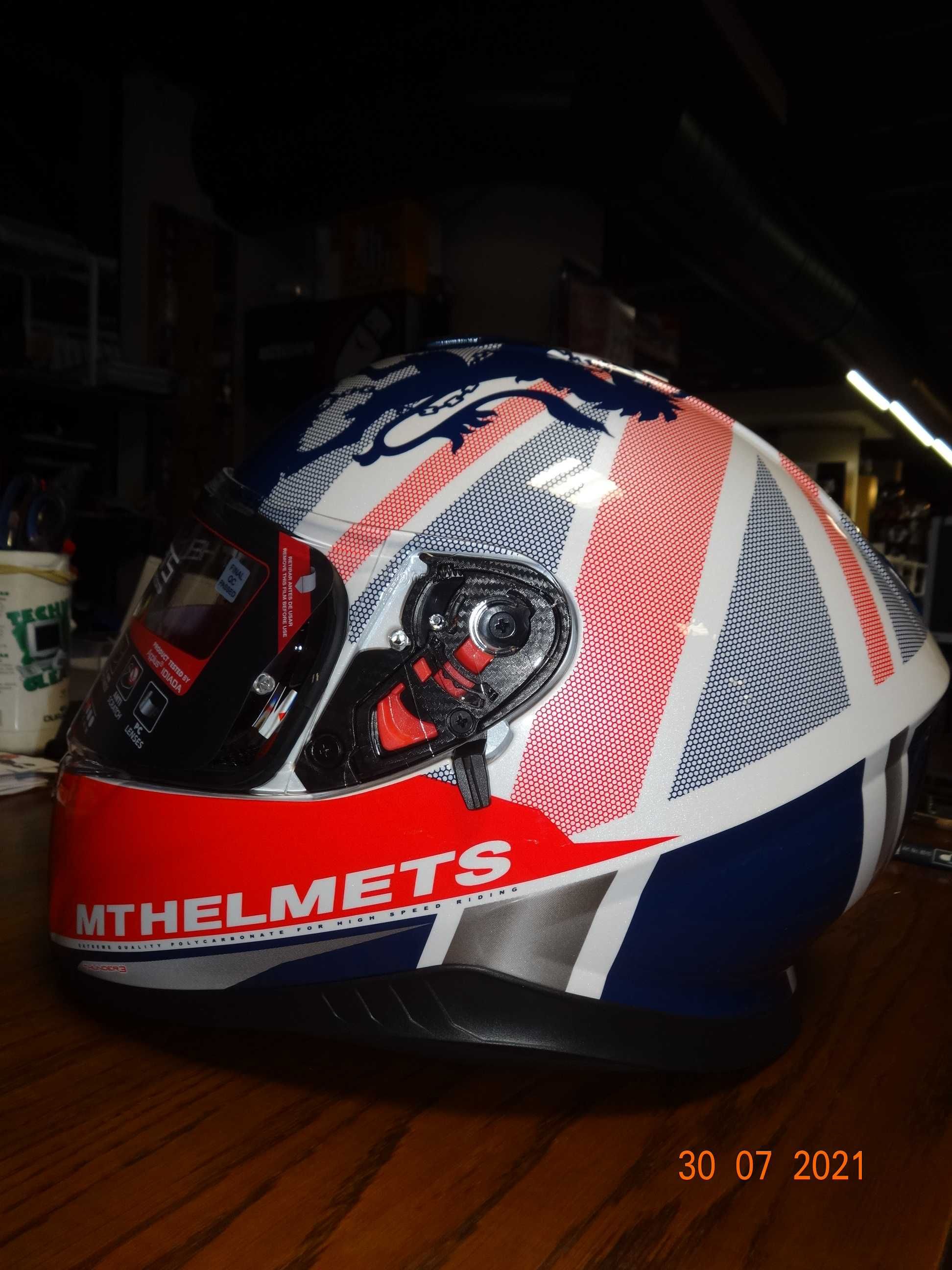 каска MT Helmets каска Thunder 3 Kingdom SV пистова мото каска с очила