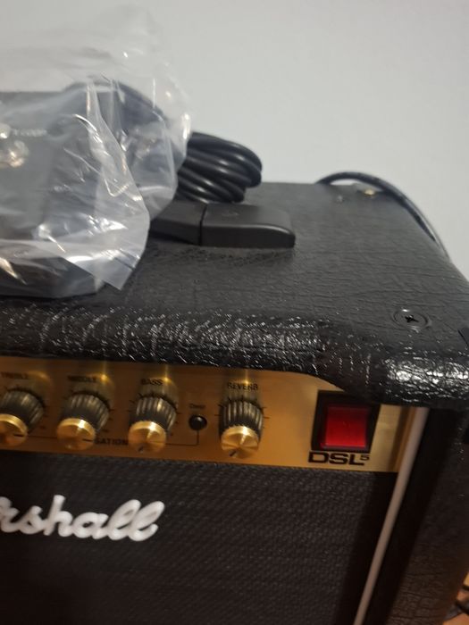 Лампово кубе/усилвател Marshall dsl5 cr, атюнеатор jhs