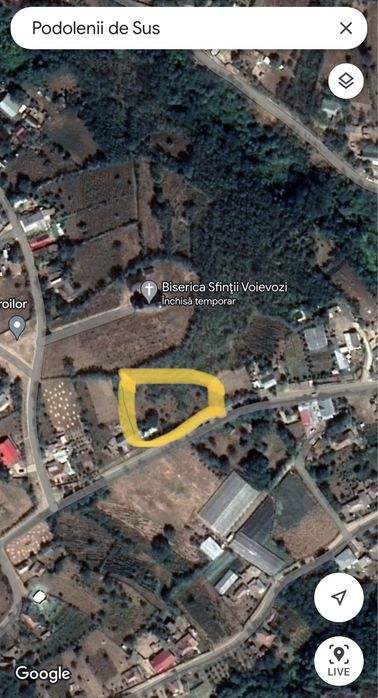 Teren intravilan la strada, 2370 mp, Podoleni de Sus