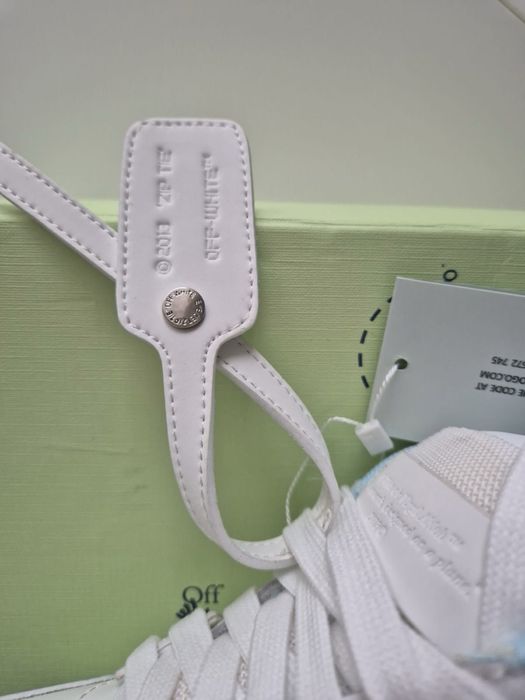 Sneakers OFF-WHITE noi, piele, marimea 37