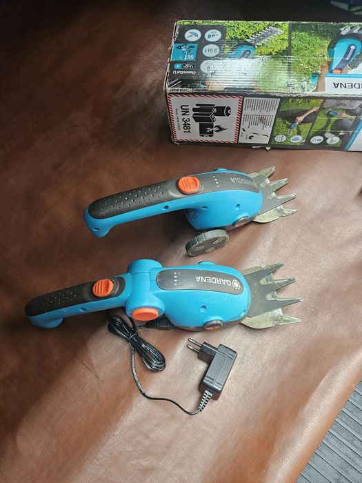 Gardena Set 2 Foarfeca de tuns gazon/plante gardena  pe acumulator