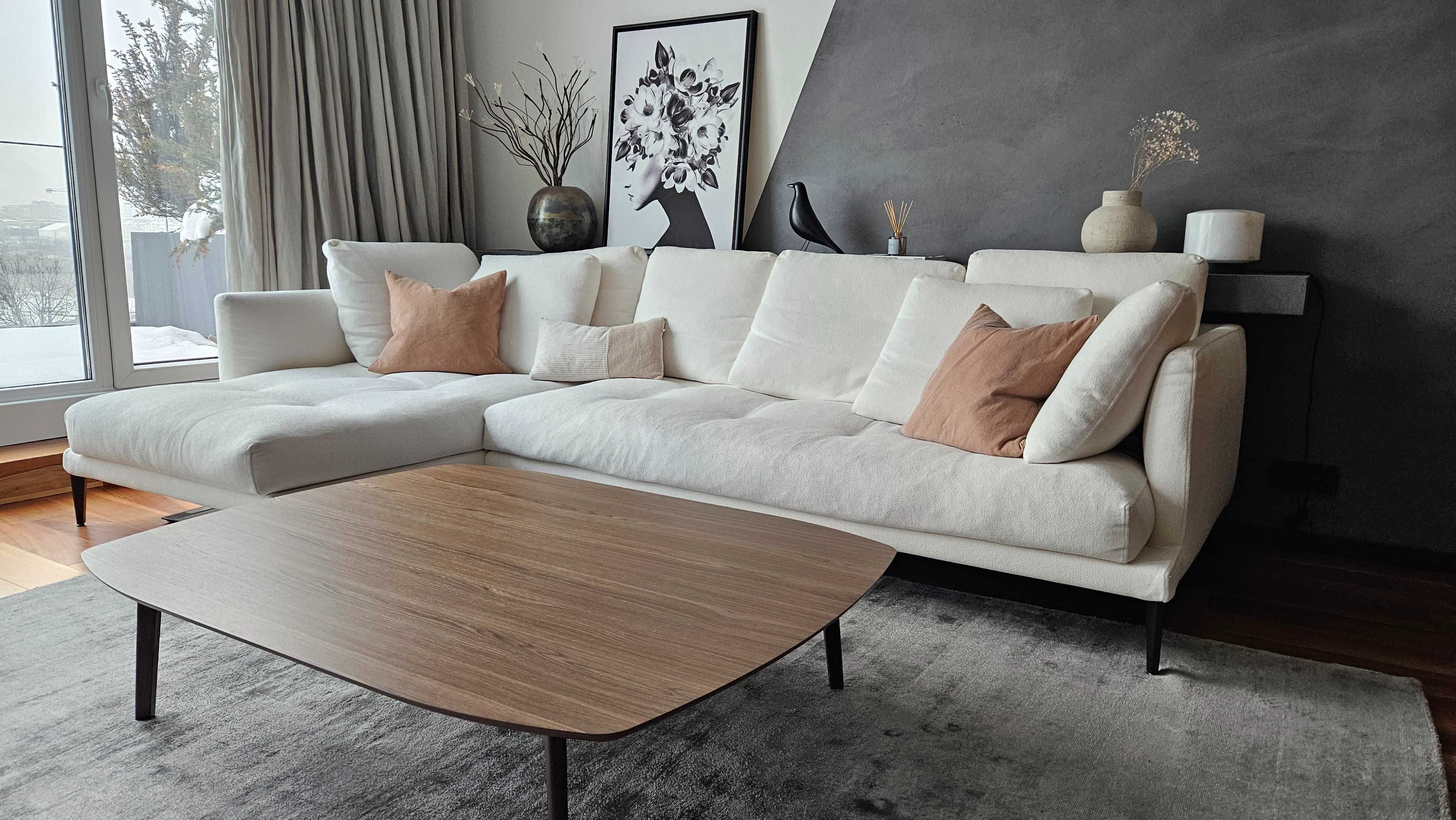оригинална италианска холна маса Calligaris дърво/фурнир