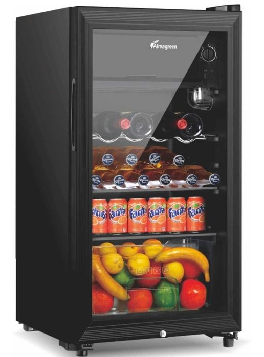 Мини бар с морозильником для офиса и гостиниц Almagreen на 60 литров.