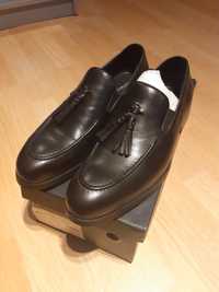 Кожаные туфли лофферы Vitacci 40