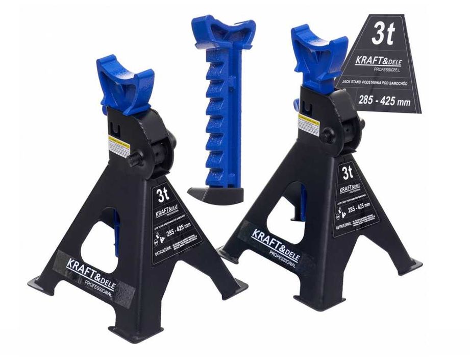 Cric hidraulic 2.5T  tip crocodil ridicare auto + Set suporti capra 3T
