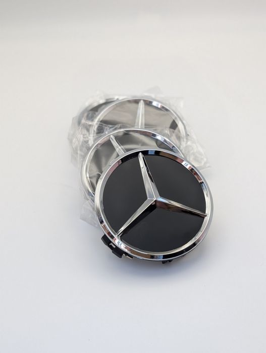 Set 4 capace roti 75 mm compatibil cu  janta Mercedes
