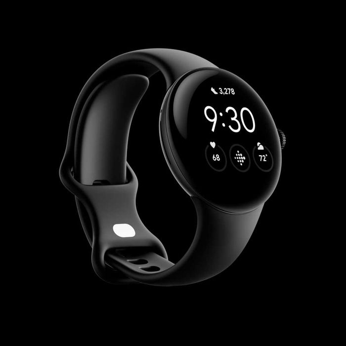 Нов! 2г Гаранция! Google Pixel Watch - Charcoal Silver, Mate Black
