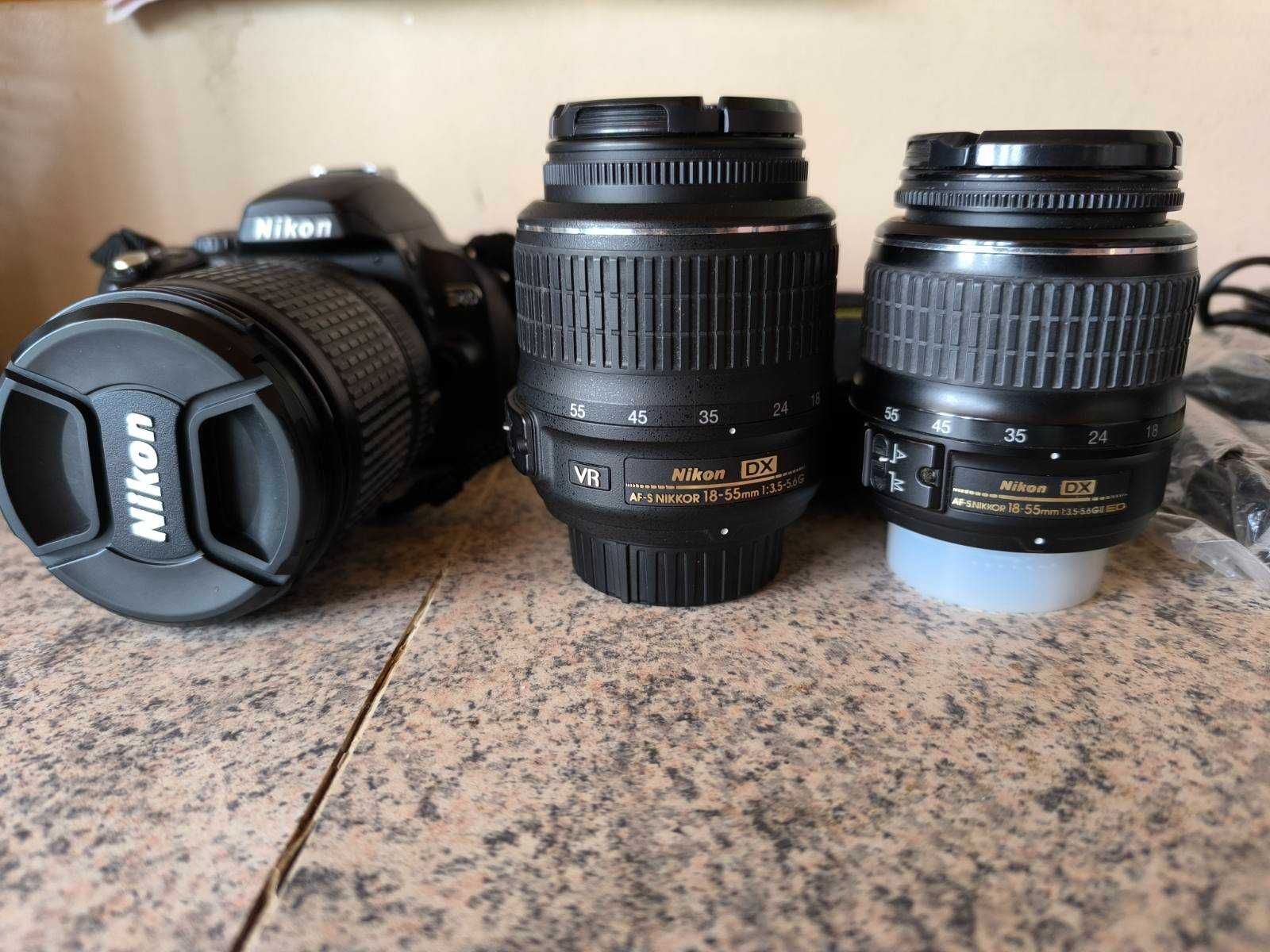 Продавам фотоапарат Nikon d40
