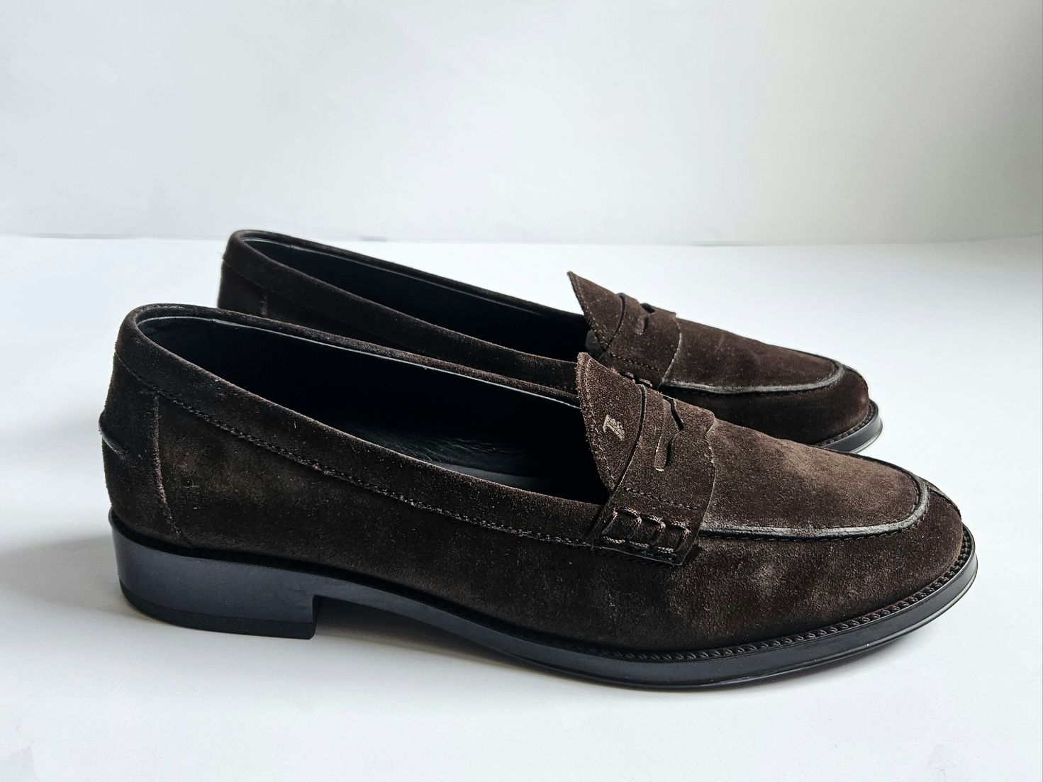 Tod's кафяви лоуфъри обувки 39.5