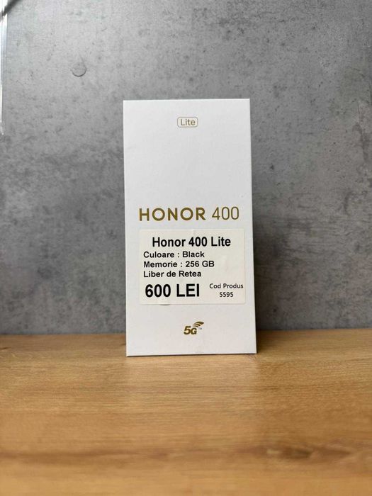 ZAP AMANET Gara de Nord - Honor 400 Lite - 256GB - Black - Sigilat