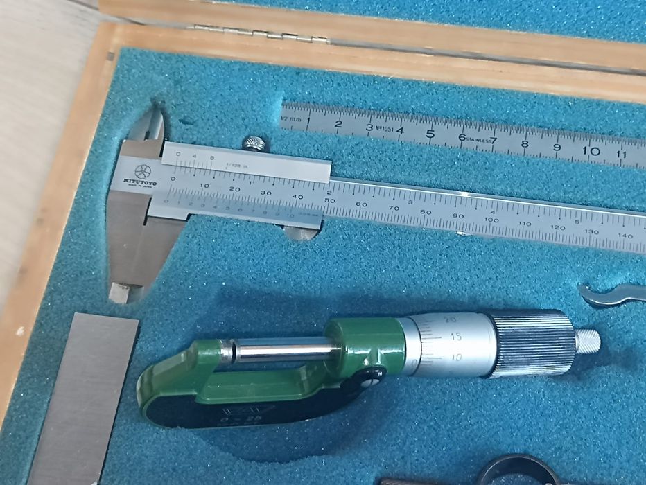 micrometru pav elvețian 0-25 șubler mitutoyo mecanic japan