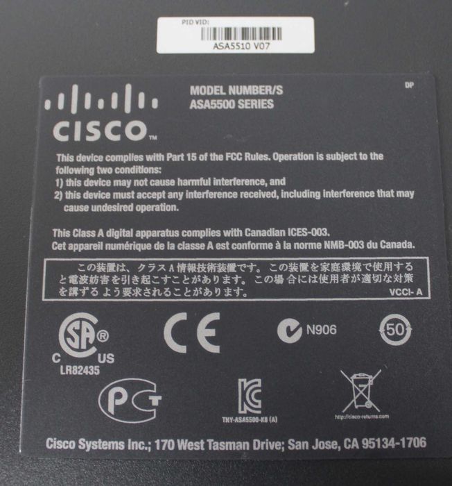 Cisco ASA 5510 firewall