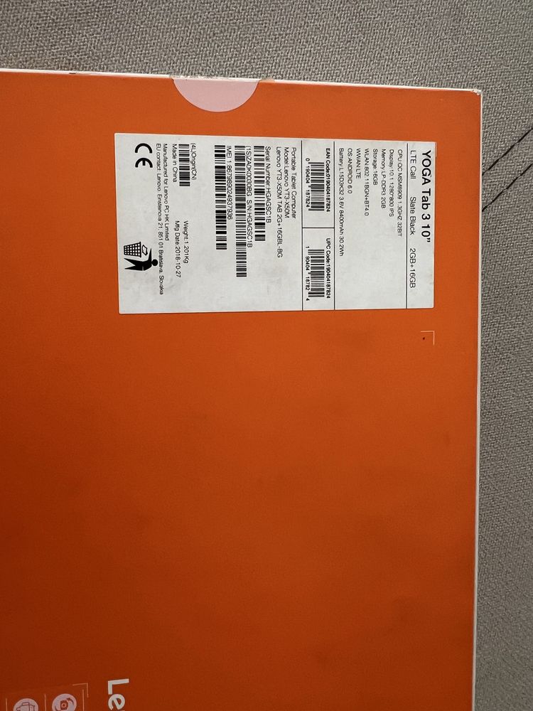Lenovo YOGA tab3 10 инча