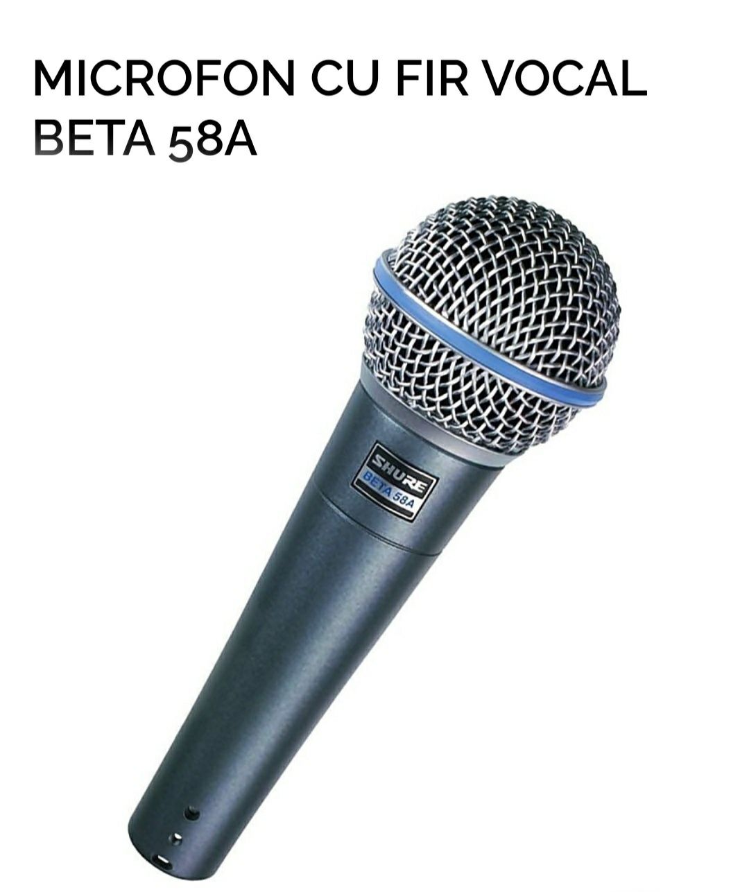 Microfon cu fir vocal Shure Beta 58A