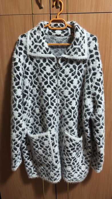 Cardigan damă, poliester, mărime universală, croială oversize