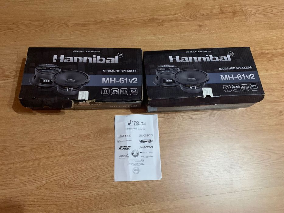 Difuzoare auto Hannibal noi în cutie