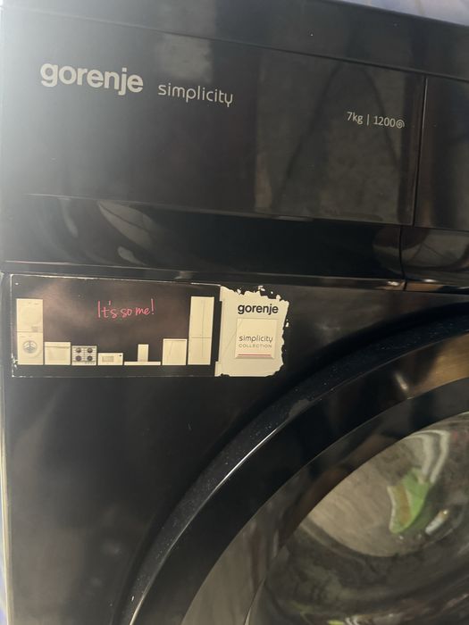 Пералня Gorenje 7kg черна